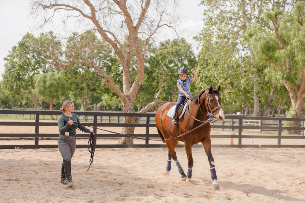 Young rider on KERRI horse