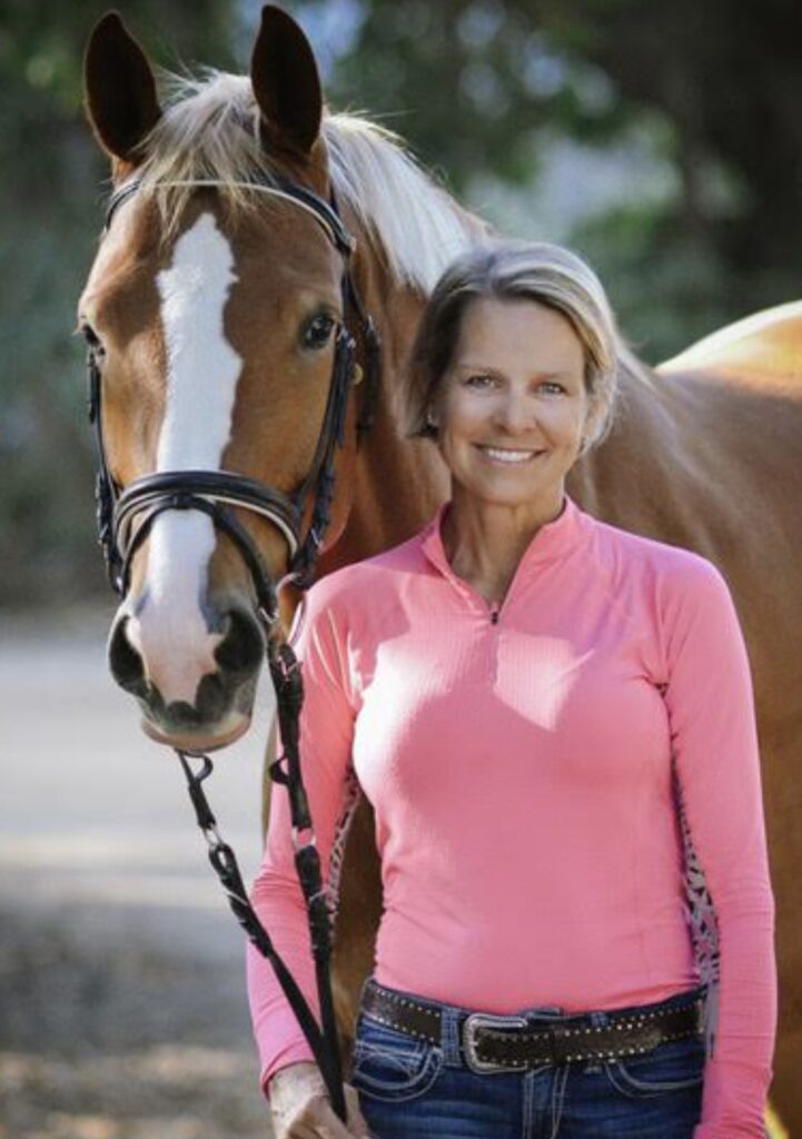 Ingrid Warga McConnell Ingrid Warga McConnell with her horse